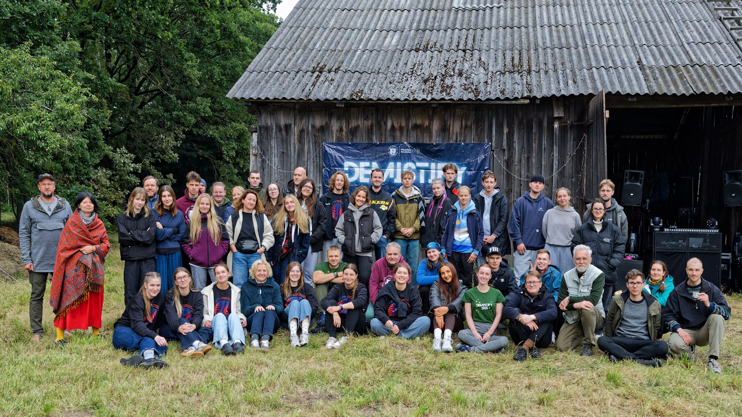 riminologų bendruomenės nariai 2025 m. festivalyje „Demistify“. Nuotraukos autorius – prof. dr. Aleksandras Dobryninas.